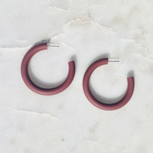 Large Clay Hoops